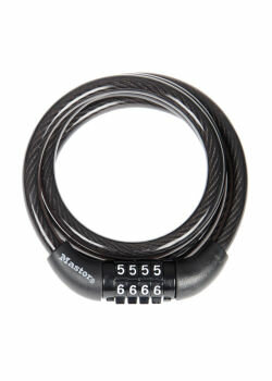 MasterLock Câble antivol à combinaison fixe 8143 120 cm